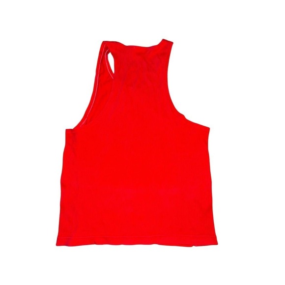 Claiborne Women's Red Sleeveless Racerback Tank Top Size XL vintage stretchy - Picture 4 of 4